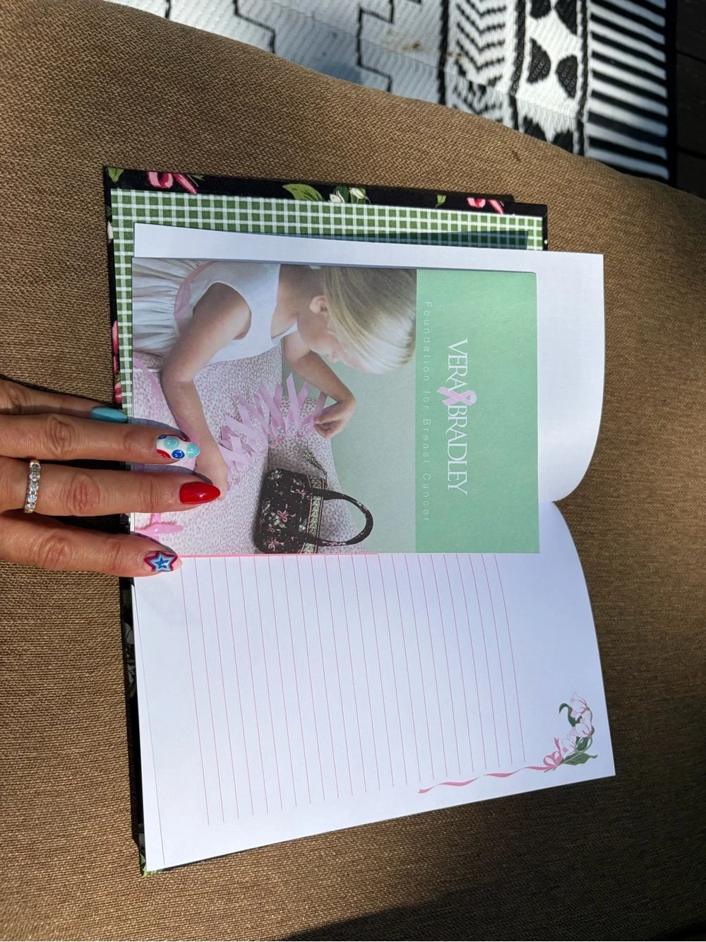 Vera Bradley New Hope journal